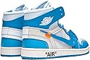 NIKE Mens Air Jordan 1 X Off White NRG UNC White/Dark - Image 3