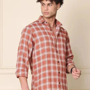 METRONAUT Men Regular Fit Solid Spread Collar Casual Shirt